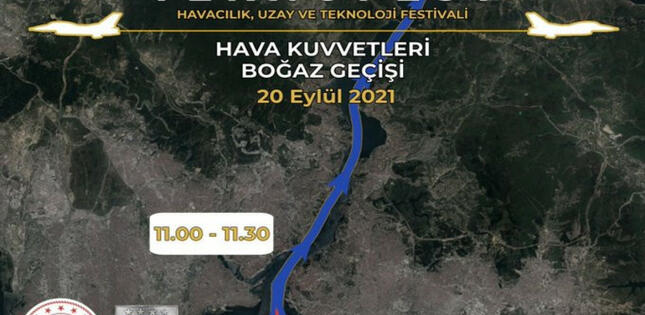Türkiyə və Azərbaycan qırıcıları İstanbul boğazı üzərində salamlama uçuşu keçirib