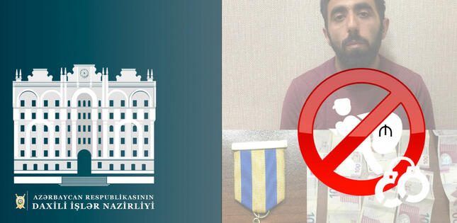Vətən müharibəsi iştirakçısının pulunu və medalını oğurlayan şəxs saxlanılıb - VİDEO