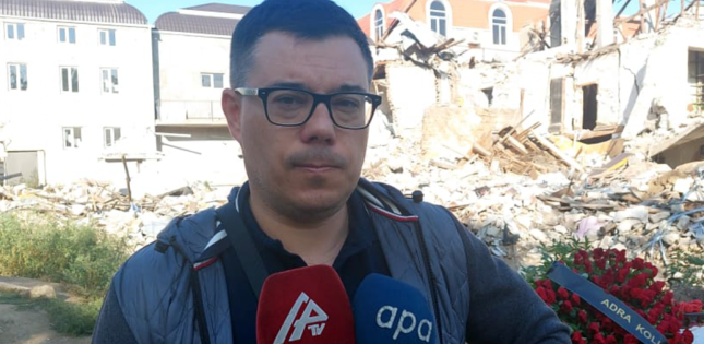Ukraynalı jurnalist: "İşğalçıların Qarabağdakı cinayətlərinin sübutlarını toplamaq çox vacibdir"