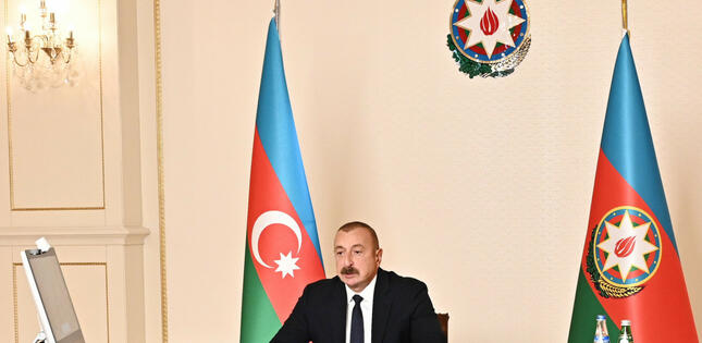 Prezident İlham Əliyev Qoşulmama Hərəkatının Yüksək Səviyyəli Toplantısında videoformatda çıxış edib