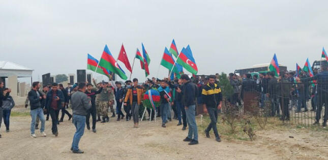 Azərbaycan Ordusunun şəhid hərbi qulluqçusu Əfqan Həmzəyev dəfn edilib