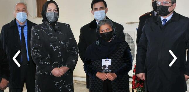 İradə Gülməmmədova şəhidin il mərasiminində iştirak edib