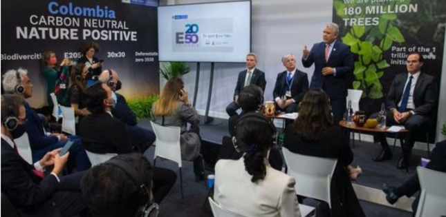 Kolumbiya 2050-ci il üçün iqlim strategiyasını COP26-da təqdim edib