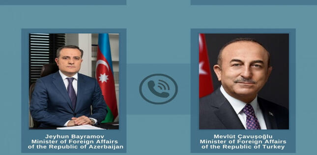 Azərbaycan və Türkiyə XİN rəhbərləri üçtərəfli bəyanatların icrasını müzakirə edib