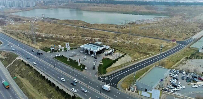 Yasamalda yeni avtomobil yolu inşa edilib - FOTO - VİDEO