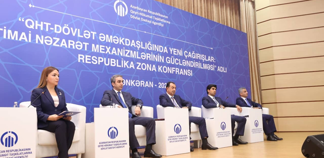 QHT-dövlət münasibətlərinə həsr olunmuş növbəti Respublika zona konfransı Lənkəranda keçirilib <span class=