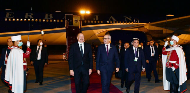 Prezident İlham Əliyev Əlcəzairə səfərə gedib