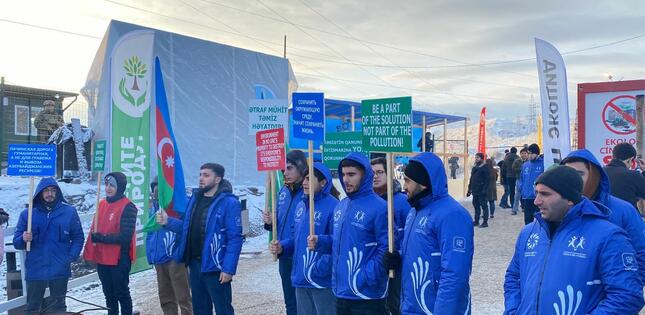 Şuşa-Xankəndi yolunda keçirilən etiraz aksiyasının iştirakçıları bəyanat yayıb