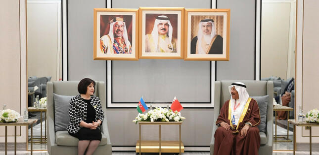 Sahibə Qafarova Bəhreyn Krallığı Şura Məclisinin sədri ilə görüşüb