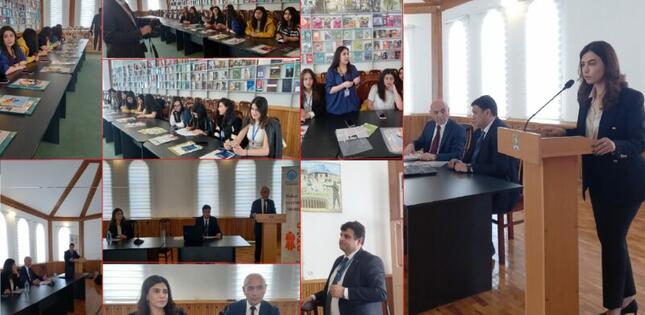 Odlar Yurdu Universitetində məişət zorakılığı ilə bağlı tədbir keçirilib
