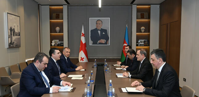 Ceyhun Bayramov Gürcüstanın xarici işlər naziri ilə regional vəziyyəti müzakirə edib