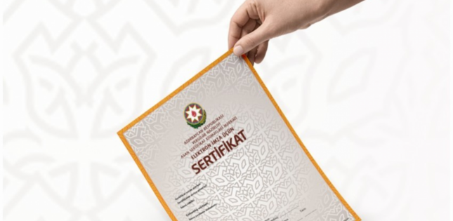 Bu il 180 mindən çox Asan İmza sertifikatı verilib