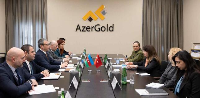 “AzerGold”da Türkiyənin Xarici İşlər Nazirliyinin nümayəndə heyəti ilə görüş keçirilib
