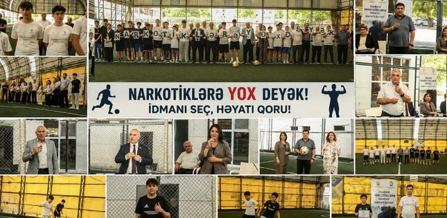Bakıxanov qəsəbəsində “İdman narkotiklərə qarşı: sağlam həyatı seç!” layihəsi çərçivəsində tədbir keçirilib – FOTOLAR